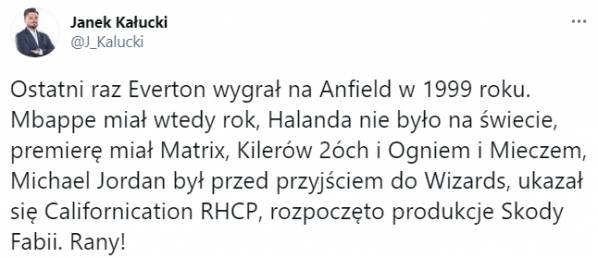 To się działo, kiedy ostatni raz Everton wygrał na Anfield! :D